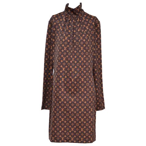 louis vuitton print dress